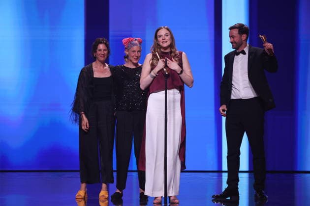 DEUTSCHER FILMPREIS 2026 - SHOW ZIRKUSKIND Produktion: Katharina Bergfeld, Martin Heisler Regie & Drehbuch: Julia Lemke, Anna Koch - BESTER Kinderfilm bei der Verleihung DEUTSCHER FILMPREIS 2026 in Berlin *** GERMAN FILM AWARD 2026 SHOW ZIRKUSKIND Production Katharina Bergfeld, Martin Heisler Director Screenplay Julia Lemke, Anna Koch BEST childrens film at the GERMAN FILM AWARD 2026 ceremony in Berlin Copyright: xEventpressxFuhrx