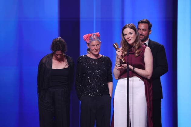 DEUTSCHER FILMPREIS 2026 - SHOW ZIRKUSKIND Produktion: Katharina Bergfeld, Martin Heisler Regie & Drehbuch: Julia Lemke, Anna Koch - BESTER Kinderfilm bei der Verleihung DEUTSCHER FILMPREIS 2026 in Berlin *** GERMAN FILM AWARD 2026 SHOW ZIRKUSKIND Production Katharina Bergfeld, Martin Heisler Director Screenplay Julia Lemke, Anna Koch BEST childrens film at the GERMAN FILM AWARD 2026 ceremony in Berlin Copyright: xEventpressxFuhrx