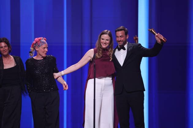DEUTSCHER FILMPREIS 2026 - SHOW ZIRKUSKIND Produktion: Katharina Bergfeld, Martin Heisler Regie & Drehbuch: Julia Lemke, Anna Koch - BESTER Kinderfilm bei der Verleihung DEUTSCHER FILMPREIS 2026 in Berlin *** GERMAN FILM AWARD 2026 SHOW ZIRKUSKIND Production Katharina Bergfeld, Martin Heisler Director Screenplay Julia Lemke, Anna Koch BEST childrens film at the GERMAN FILM AWARD 2026 ceremony in Berlin Copyright: xEventpressxFuhrx