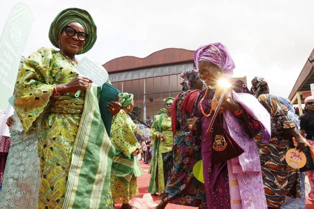 Ojude Oba Festival brings colorful celebrations to Ogun State in Nigeria OGUN STATE, NIGERIA - MAY 29: Traditional Ojude Oba Festival held takes place in honor of the Awujale, the traditional ruler of the Ijebu Kingdom, with residents filling the streets in vibrant traditional attire, in Ogun State in southwestern Nigeria, on May 29, 2026. The festival, symbolizing cultural identity, unity, and togetherness, features music and dancing as participants from different age and social groups join the celebrations. Emmanuel Osodi Anadolu Ogun Nigeria. Editorial use only. Please get in touch for any other usage.  Copyright: x2026xAnadoluxEmmanuelxOsodix