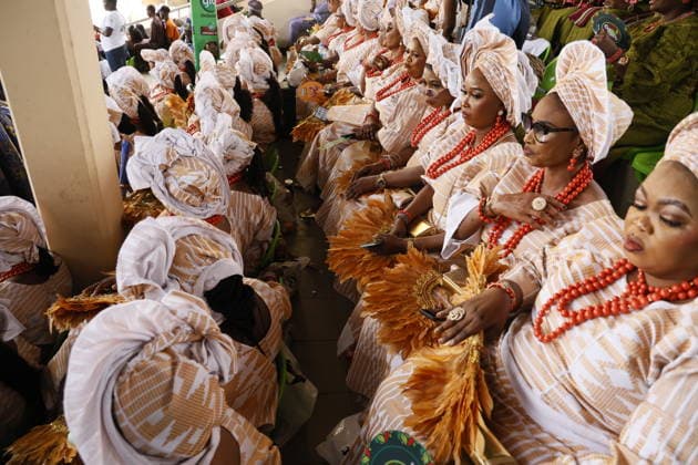 Ojude Oba Festival brings colorful celebrations to Ogun State in Nigeria OGUN STATE, NIGERIA - MAY 29: Traditional Ojude Oba Festival held takes place in honor of the Awujale, the traditional ruler of the Ijebu Kingdom, with residents filling the streets in vibrant traditional attire, in Ogun State in southwestern Nigeria, on May 29, 2026. The festival, symbolizing cultural identity, unity, and togetherness, features music and dancing as participants from different age and social groups join the celebrations. Emmanuel Osodi Anadolu Ogun Nigeria. Editorial use only. Please get in touch for any other usage.  Copyright: x2026xAnadoluxEmmanuelxOsodix