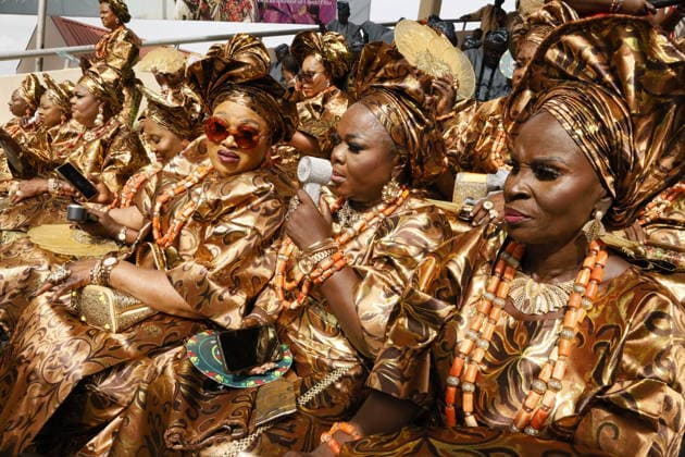 Ojude Oba Festival brings colorful celebrations to Ogun State in Nigeria OGUN STATE, NIGERIA - MAY 29: Traditional Ojude Oba Festival held takes place in honor of the Awujale, the traditional ruler of the Ijebu Kingdom, with residents filling the streets in vibrant traditional attire, in Ogun State in southwestern Nigeria, on May 29, 2026. The festival, symbolizing cultural identity, unity, and togetherness, features music and dancing as participants from different age and social groups join the celebrations. Emmanuel Osodi Anadolu Ogun Nigeria. Editorial use only. Please get in touch for any other usage.  Copyright: x2026xAnadoluxEmmanuelxOsodix