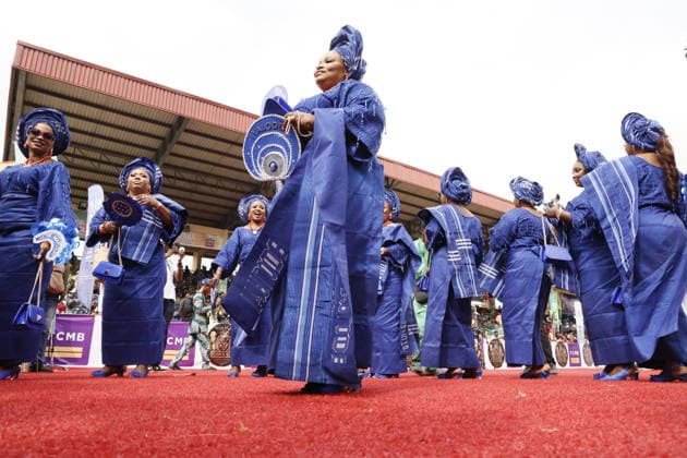 Ojude Oba Festival brings colorful celebrations to Ogun State in Nigeria OGUN STATE, NIGERIA - MAY 29: Traditional Ojude Oba Festival held takes place in honor of the Awujale, the traditional ruler of the Ijebu Kingdom, with residents filling the streets in vibrant traditional attire, in Ogun State in southwestern Nigeria, on May 29, 2026. The festival, symbolizing cultural identity, unity, and togetherness, features music and dancing as participants from different age and social groups join the celebrations. Emmanuel Osodi Anadolu Ogun Nigeria. Editorial use only. Please get in touch for any other usage.  Copyright: x2026xAnadoluxEmmanuelxOsodix