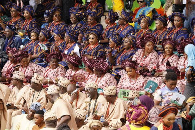 Ojude Oba Festival brings colorful celebrations to Ogun State in Nigeria OGUN STATE, NIGERIA - MAY 29: Traditional Ojude Oba Festival held takes place in honor of the Awujale, the traditional ruler of the Ijebu Kingdom, with residents filling the streets in vibrant traditional attire, in Ogun State in southwestern Nigeria, on May 29, 2026. The festival, symbolizing cultural identity, unity, and togetherness, features music and dancing as participants from different age and social groups join the celebrations. Emmanuel Osodi Anadolu Ogun Nigeria. Editorial use only. Please get in touch for any other usage.  Copyright: x2026xAnadoluxEmmanuelxOsodix