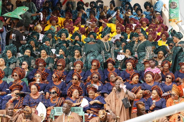 Ojude Oba Festival brings colorful celebrations to Ogun State in Nigeria OGUN STATE, NIGERIA - MAY 29: Traditional Ojude Oba Festival held takes place in honor of the Awujale, the traditional ruler of the Ijebu Kingdom, with residents filling the streets in vibrant traditional attire, in Ogun State in southwestern Nigeria, on May 29, 2026. The festival, symbolizing cultural identity, unity, and togetherness, features music and dancing as participants from different age and social groups join the celebrations. Emmanuel Osodi Anadolu Ogun Nigeria. Editorial use only. Please get in touch for any other usage.  Copyright: x2026xAnadoluxEmmanuelxOsodix