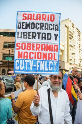 Retirees protest in Caracas on Senior Citizens’ Day over living conditions CARACAS, VENEZUELA - MAY 29: Retirees and pensioners gather at the corner of Salas Street on Senior Citizens’ Day to protest and demand improved living conditions, including a fair increase in pensions and access to essential social benefits, in Caracas, Venezuela, on May 29, 2026. Representatives from various sectors, including education, health, and universities, submit formal complaints and documents calling for dignified pensions, improved healthcare, and recovery of purchasing power. Diko Betancourt Anadolu Caracas Venezuela. Editorial use only. Please get in touch for any other usage.  Copyright: x2026xAnadoluxDikoxBetancourtx