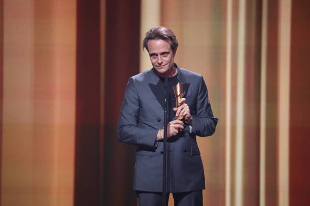 DEUTSCHER FILMPREIS 2026 - SHOW August Diehl Â· DAS VERSCHWINDEN DES JOSEF MENGELE - BESTE MÄNNLICHE HAUPTROLLE bei der Verleihung DEUTSCHER FILMPREIS 2026 in Berlin *** DEUTSCHER FILMPREIS 2026 SHOW August Diehl Â- DAS VERSCHWINDEN DES JOSEF MENGELE BESTE MÄNNLICHE HAUPTROLLE at the DEUTSCHER FILMPREIS 2026 award ceremony in Berlin Copyright: xEventpressxFuhrx
