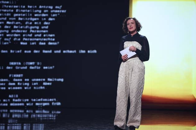 DEUTSCHER FILMPREIS 2026 - SHOW Maria Schrader Laudatorin BESTES DREHBUCH bei der Verleihung DEUTSCHER FILMPREIS 2026 in Berlin *** GERMAN FILM AWARD 2026 SHOW Maria Schrader Laudator BEST SCREENWRITING at the GERMAN FILM AWARD 2026 ceremony in Berlin Copyright: xEventpressxFuhrx