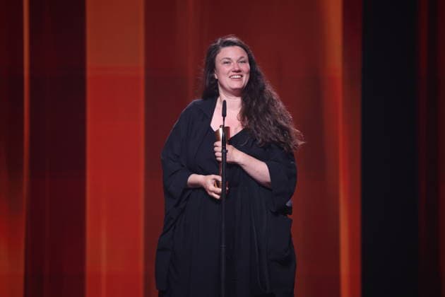 DEUTSCHER FILMPREIS 2026 - SHOW Mascha Schilinski - BESTE REGIE bei der Verleihung DEUTSCHER FILMPREIS 2026 in Berlin *** GERMAN FILM AWARD 2026 SHOW Mascha Schilinski BEST DIRECTOR at the GERMAN FILM AWARD 2026 ceremony in Berlin Copyright: xEventpressxFuhrx