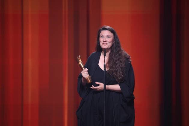 DEUTSCHER FILMPREIS 2026 - SHOW Mascha Schilinski - BESTE REGIE bei der Verleihung DEUTSCHER FILMPREIS 2026 in Berlin *** GERMAN FILM AWARD 2026 SHOW Mascha Schilinski BEST DIRECTOR at the GERMAN FILM AWARD 2026 ceremony in Berlin Copyright: xEventpressxFuhrx