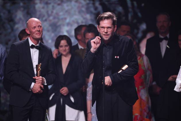 DEUTSCHER FILMPREIS 2026 - SHOW BESTER SPIELFILM GOLD - IN DIE SONNE SCHAUEN bei der Verleihung DEUTSCHER FILMPREIS 2026 in Berlin *** GERMAN FILM AWARD 2026 SHOW BEST PLAYFILM GOLD IN THE SUN SHOW at the GERMAN FILM AWARD 2026 ceremony in Berlin Copyright: xEventpressxFuhrx