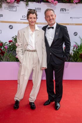 ABB FILMPREIS- Vicky Krieps und Florian Gallenberger zu Gast auf dem roten Teppich bei der Verleihung des Deutschen Filmpreis Lola 26 am Palais am Funkturm am 29.05.2026 in Berlin Berlin Deutschland *** ABB FILMPREIS Vicky Krieps and Florian Gallenberger as guests on the red carpet at the German Film Award Lola 26 ceremony at Palais am Funkturm on 29 05 2026 in Berlin Berlin Germany