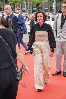 ABB FILMPREIS- Maria Schrader zu Gast auf dem roten Teppich bei der Verleihung des Deutschen Filmpreis Lola 26 am Palais am Funkturm am 29.05.2026 in Berlin Berlin Deutschland *** ABB FILMPREIS Maria Schrader on the red carpet at the German Film Award Lola 26 ceremony at Palais am Funkturm on 29 05 2026 in Berlin Berlin Germany