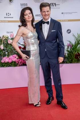 ABB FILMPREIS- Caroline Rosales und Benjamin Herrmann zu Gast auf dem roten Teppich bei der Verleihung des Deutschen Filmpreis Lola 26 am Palais am Funkturm am 29.05.2026 in Berlin Berlin Deutschland *** ABB FILMPREIS Caroline Rosales and Benjamin Herrmann as guests on the red carpet at the German Film Award Lola 26 ceremony at the Palais am Funkturm on 29 05 2026 in Berlin Berlin Germany