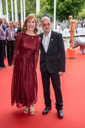 ABB FILMPREIS- Andrea Sawatzki und Christian Berkel zu Gast auf dem roten Teppich bei der Verleihung des Deutschen Filmpreis Lola 26 am Palais am Funkturm am 29.05.2026 in Berlin Berlin Deutschland *** ABB FILMPREIS Andrea Sawatzki and Christian Berkel as guests on the red carpet at the German Film Award Lola 26 ceremony at the Palais am Funkturm on 29 05 2026 in Berlin Berlin Germany