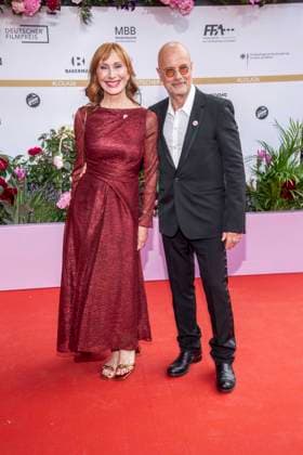 ABB FILMPREIS- Andrea Sawatzki und Christian Berkel zu Gast auf dem roten Teppich bei der Verleihung des Deutschen Filmpreis Lola 26 am Palais am Funkturm am 29.05.2026 in Berlin Berlin Deutschland *** ABB FILMPREIS Andrea Sawatzki and Christian Berkel as guests on the red carpet at the German Film Award Lola 26 ceremony at the Palais am Funkturm on 29 05 2026 in Berlin Berlin Germany