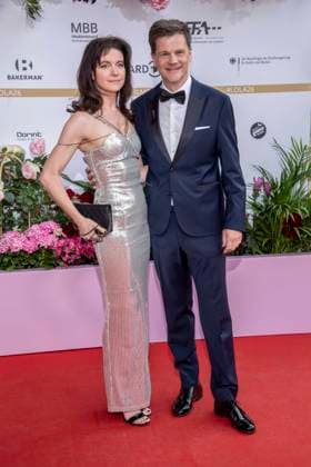 ABB FILMPREIS- Caroline Rosales und Benjamin Herrmann zu Gast auf dem roten Teppich bei der Verleihung des Deutschen Filmpreis Lola 26 am Palais am Funkturm am 29.05.2026 in Berlin Berlin Deutschland *** ABB FILMPREIS Caroline Rosales and Benjamin Herrmann as guests on the red carpet at the German Film Award Lola 26 ceremony at the Palais am Funkturm on 29 05 2026 in Berlin Berlin Germany