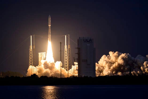 May 29, 2026, Cape Canaveral, Florida, USA: A United Launch Alliance (ULA) Atlas V rocket launches from Space Launch Complex-41 (SLC-41), Cape Canaveral Space Force Station, Florida, carrying 29 satellites for AmazonÃ¢â‚¬â ¢s Leo internet constellation on May 29, 2026 at 7:53 p.m. EDT. Cape Canaveral USA - ZUMAb268 20260529_znp_b268_012 Copyright: xJenniferxBriggsx
