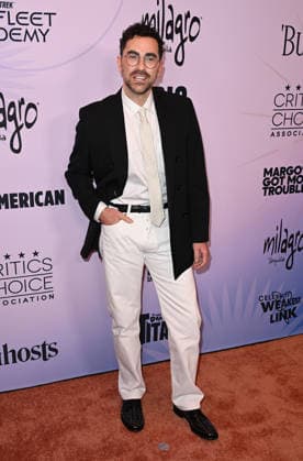 Critics Choice Association™s Annual Celebration of LGBTQ+ Cinema and TV Dan Levy arriving to The Critics Choice Association™s 3rd Annual Celebration of LGBTQ+ Cinema and Television held at the Four Seasons Hotel Los Angeles on May 29, 2026 in Los Angeles, CA. Los Angeles Four Seasons Hotel Los Angeles at Beverly Hills California USA Copyright: xLeexWattx xAFF-USA.COMx