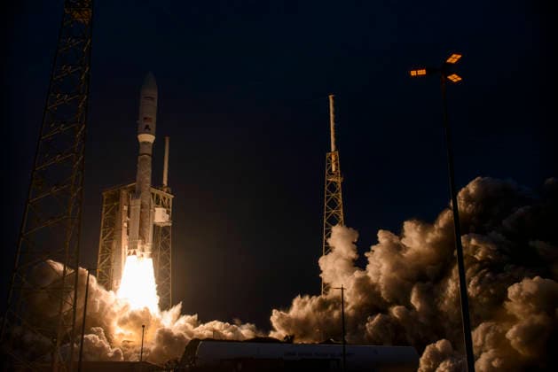 May 29, 2026, Cape Canaveral, Florida, USA: A United Launch Alliance (ULA) Atlas V rocket launches from Space Launch Complex-41 (SLC-41), Cape Canaveral Space Force Station, Florida, carrying 29 satellites for AmazonÃ¢â‚¬â ¢s Leo internet constellation on May 29, 2026 at 7:53 p.m. EDT. Cape Canaveral USA - ZUMAb268 20260529_znp_b268_018 Copyright: xJenniferxBriggsx