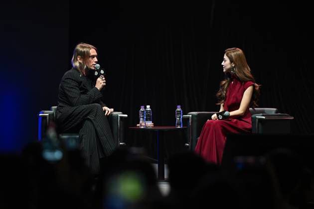 RECORD DATE NOT STATED HONG KONG-ENTERTAINMENT JAMIE CAMPBELL BOWER Jamie Campbell Bower, a British actor, speaking at event of Comic Con 2026 in Hong Kong, May 30, 2026.NEXPHER Kobe Li HKG