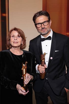 Senta Berger und Simon Verhoeven bei der Deutscher Filmpreis Verleihung am 29.05.2026 in Berlin Senta Berger and Simon Verhoeven during the 76h Lola - German Film Award at Theater am Potsdamer Platz on May 29, 2026 in Berlin, Germany Deutscher Filmpreis in Berlin - Aftershowparty *** Senta Berger and Simon Verhoeven at the German Film Award ceremony on May 29, 2026 in Berlin Senta Berger and Simon Verhoeven during the 76h Lola German Film Award at Theater am Potsdamer Platz on May 29, 2026 in Berlin, Germany German Film Award in Berlin Aftershowparty 