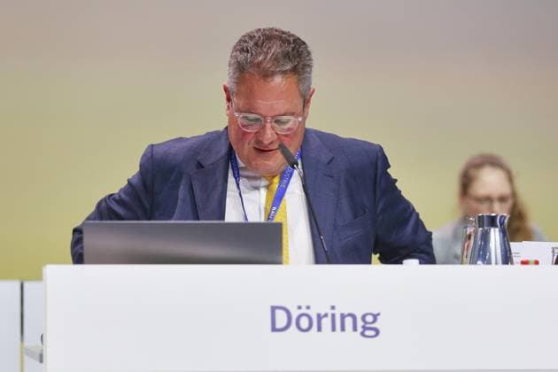 Berlin, Deutschland, 30.05.2026: Estrel: 77. Bundesparteitag der FDP: Patrick Döring *** Berlin, Germany, 30 05 2026 Estrel 77 Federal Party Conference of the FDP Patrick Döring Copyright: xdtsxNachrichtenagenturx dts_121128