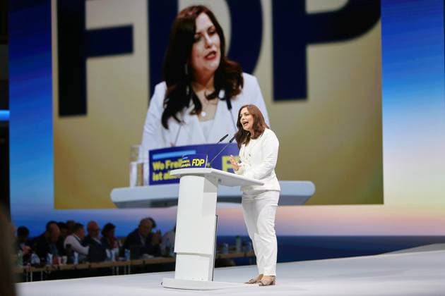 Berlin, Deutschland, 30.05.2026: Estrel: 77. Bundesparteitag der FDP: Svenja Hahn *** Berlin, Germany, 30 05 2026 Estrel 77 Federal Party Conference of the FDP Svenja Hahn Copyright: xdtsxNachrichtenagenturx dts_121140