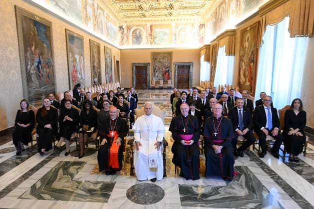 ITALY- REL VATICAN -POPE LEO XVI RECEIVES IN AUDIENCE THE PARTICIPANTS IN THE INTERNATIONAL CONFERENCE ON MENTAL HEALTH EDUCATION May 30, 2026 ITALY REL -May 30, 2026 Pope Leo receives in audience the participants in the international conference on Mental Health Education EDITORIAL USE ONLY - NO BOOKS Copyright: xVATICANxMEDIAx xCatholicxPressxPhotox