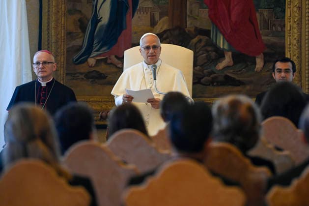 ITALY- REL VATICAN -POPE LEO XVI RECEIVES IN AUDIENCE THE PARTICIPANTS IN THE INTERNATIONAL CONFERENCE ON MENTAL HEALTH EDUCATION May 30, 2026 ITALY REL -May 30, 2026 Pope Leo receives in audience the participants in the international conference on Mental Health Education EDITORIAL USE ONLY - NO BOOKS Copyright: xVATICANxMEDIAx xCatholicxPressxPhotox