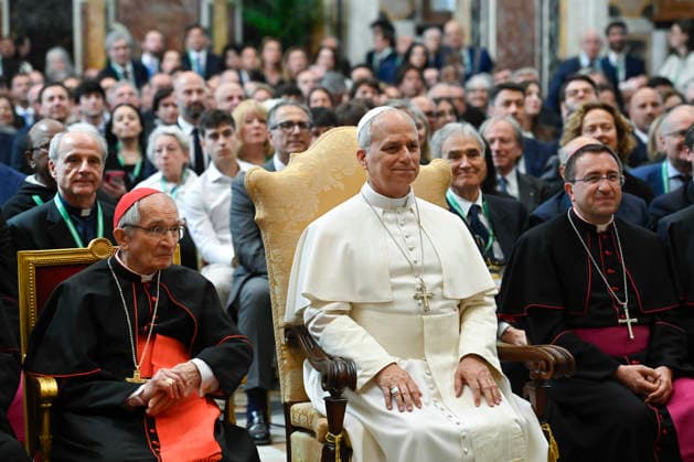 ITALY- REL VATICAN -POPE LEO XVI RECEIVES IN AUDIENCE THE MEMBERS OF THE CENTESIMUS ANNUS PRO PONTEFICE FOUNDATION May 30, 2026 ITALY REL - VATICAN May 30, 2026 Pope Leo XIV receives in audience the members of the Centesimus Annus Pro Pontifice Foundation EDITORIAL USE ONLY - NO BOOKS Copyright: xVATICANxMEDIAx xCatholicxPressxPhotox