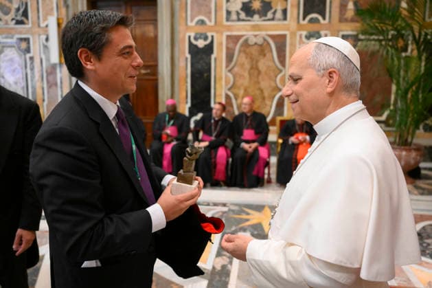 ITALY- REL VATICAN -POPE LEO XVI RECEIVES IN AUDIENCE THE MEMBERS OF THE CENTESIMUS ANNUS PRO PONTEFICE FOUNDATION May 30, 2026 ITALY REL - VATICAN May 30, 2026 Pope Leo XIV receives in audience the members of the Centesimus Annus Pro Pontifice Foundation EDITORIAL USE ONLY - NO BOOKS Copyright: xVATICANxMEDIAx xCatholicxPressxPhotox