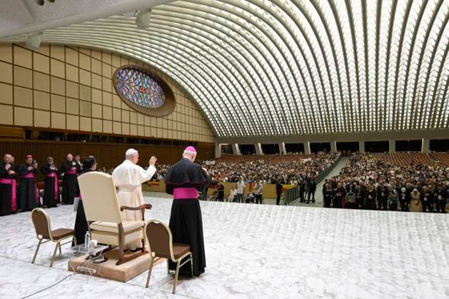 ITALY- REL VATICAN -POPE LEO XVI RECEIVES THE MEMBERS OF THE CATHOLIC CHARISMATIC RENEWAL IN THE PAUL VI HALL May 30, 2026 ITALY REL - VATICAN May 30, 2026 6 Pope Leo XIV receives the members of the Catholic Charismatic Renewal in the Paul VI Hall EDITORIAL USE ONLY - NO BOOKS Copyright: xVATICANxMEDIAx xCatholicxPressxPhotox