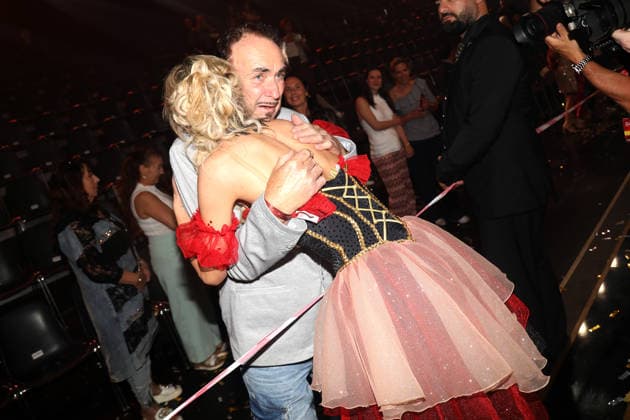 Finale der TV Sendung LetÂ s Dance in Köln Anna-Carina Woitschack und ihr Vater beim Finale der 19. Staffel der RTL-Tanzshow LetÂ s Dance im Coloneum Köln NRW Deutschland *** Final of the TV show Lets Dance in Cologne Anna Carina Woitschack and her father at the final of the 19th season of the RTL dance show Lets Dance at the Coloneum Cologne NRW Germany Copyright: xMatthiasxGränzdörferx