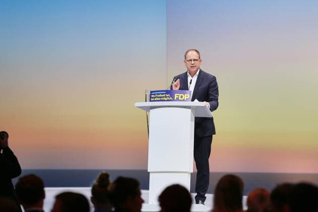 Berlin, Deutschland, 30.05.2026: Estrel: 77. Bundesparteitag der FDP: Christoph Meyer *** Berlin, Germany, 30 05 2026 Estrel 77 Federal Party Conference of the FDP Christoph Meyer Copyright: xdtsxNachrichtenagenturx dts_121147