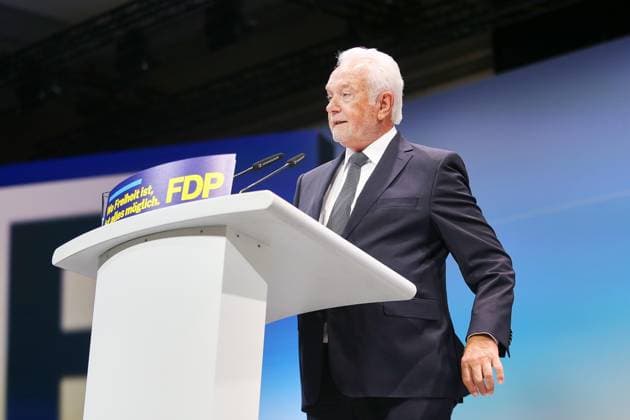 Berlin, Deutschland, 30.05.2026: Estrel: 77. Bundesparteitag der FDP: Wolfgang Kubicki, der sich zum Parteichef wählen lassen will *** Berlin, Germany, 30 05 2026 Estrel 77 Federal Party Conference of the FDP Wolfgang Kubicki, who wants to be elected party leader Copyright: xdtsxNachrichtenagenturx dts_121167