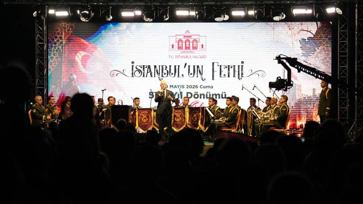 RECORD DATE NOT STATED 573rd anniversary of the conquest of Istanbul Istanbul, Türkiye May 29, 2026: Istanbul Governor Davut Gül attended celebrations marking the 573rd anniversary of the Ottoman conquest of the city, as large crowds gathered across Istanbul carrying Turkish flags in a display of national pride and remembrance. Istanbul Turkiye Copyright: xx