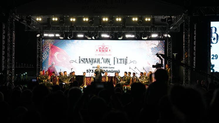 RECORD DATE NOT STATED 573rd anniversary of the conquest of Istanbul Istanbul, Türkiye May 29, 2026: Istanbul Governor Davut Gül attended celebrations marking the 573rd anniversary of the Ottoman conquest of the city, as large crowds gathered across Istanbul carrying Turkish flags in a display of national pride and remembrance. Istanbul Turkiye Copyright: xx