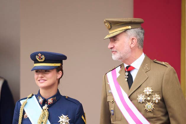 Spanish Royals Attend the Armed Forces Day King Felipe VI of Spain, Crown Princess Leonor attends the Armed Forces Day on May 30, 2026 in Vigo, Spain Photo by IMAGO MPG Vigo Galicia Spain  Copyright: xMPGx