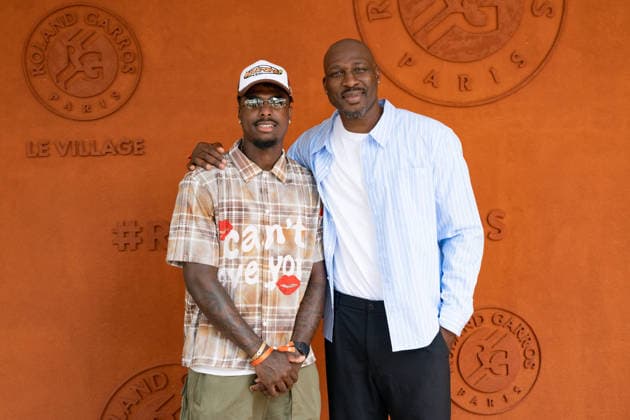 French Open - VIPs Pose At The Village LZ Allan and Florent Pietrus attend the 2026 French Open at Roland Garros on May 30, 2026 in Paris, France. Photo by Laurent Zabulon ABACAPRESS.COM  Copyright: xZabulonxLaurent ABACAx