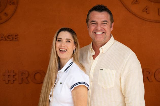 French Open - VIPs Pose At The Village LZ Claire Francisci and Arnaud Ducret attend the 2026 French Open at Roland Garros on May 30, 2026 in Paris, France. Photo by Laurent Zabulon ABACAPRESS.COM  Copyright: xZabulonxLaurent ABACAx