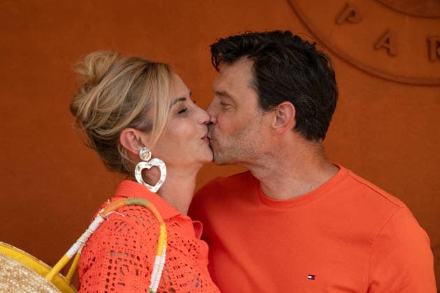 French Open - VIPs Pose At The Village LZ Elodie Gossuin and Bertrand Lacherie attend the 2026 French Open at Roland Garros on May 30, 2026 in Paris, France. Photo by Laurent Zabulon ABACAPRESS.COM  Copyright: xZabulonxLaurent ABACAx