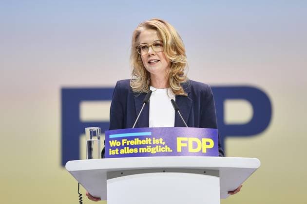Berlin, Deutschland, 30.05.2026: Estrel: 77. Bundesparteitag der FDP: Linda Teuteberg *** Berlin, Germany, 30 05 2026 Estrel 77 Federal Party Conference of the FDP Linda Teuteberg Copyright: xdtsxNachrichtenagenturx dts_121196