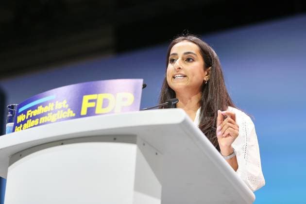 Berlin, Deutschland, 30.05.2026: Estrel: 77. Bundesparteitag der FDP: Nadin Zaya *** Berlin, Germany, 30 05 2026 Estrel 77 Federal Party Conference of the FDP Nadin Zaya Copyright: xdtsxNachrichtenagenturx dts_121208