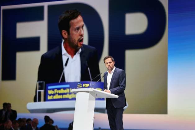 Berlin, Deutschland, 30.05.2026: Estrel: 77. Bundesparteitag der FDP: Martin Hagen *** Berlin, Germany, 30 05 2026 Estrel 77 Federal Party Conference of the FDP Martin Hagen Copyright: xdtsxNachrichtenagenturx dts_121212