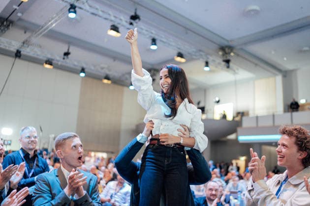 Deutschland: Berlin, FDP, Freie Demokraten, Bundesparteitag, Nadin Zaya, Präsidium *** Germany Berlin, FDP, Free Democrats, Federal Party Conference, Nadin Zaya, Presidium Copyright: xMilenaxRadatzx