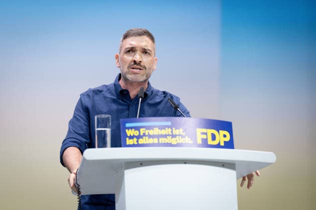 77. Ordentlicher Bundesparteitag, FDP, Berlin Berlin, FDP, 77. Ordentlicher Bundesparteitag, Freie Demokraten, Estrel, Konstantin Kuhle Berlin Berlin GER *** 77 Ordinary Federal Party Conference, FDP, Berlin Berlin, FDP, 77 Ordinary Federal Party Conference, Free Democrats, Estrel, Konstantin Kuhle Berlin Berlin GER