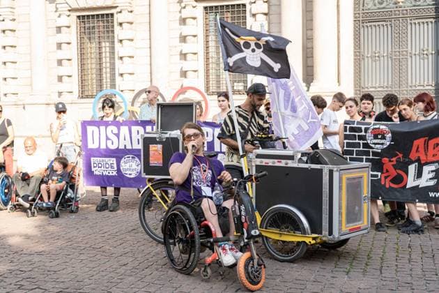 IPA85193024 - Milan, 30 05 26, Piazza Scala, Disability pride  Copyright: xGiuliaxSciaccax xGiuliaxSciaccax 85193024
