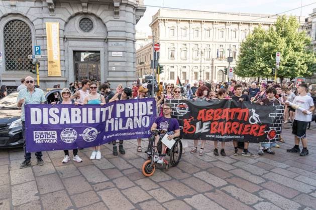 IPA85193030 - Milan, 30 05 26, Piazza Scala, Disability pride  Copyright: xGiuliaxSciaccax xGiuliaxSciaccax 85193030