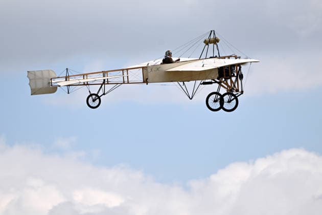 May 30, 2026, Hradec Kralove, Czech Republic: A replica of Jan Kaspar s Bleriot aircraft launched the aviation airshow with its takeoff during the opening ceremony of this year s at the Aviaticka airshow in Hradec Kralove, Czech Republic on May 30, 2026. Jan Kaspar was a famous Czech aviation pioneer. Hradec Kralove Czech Republic - ZUMAr156 20260530_aap_r156_045 Copyright: xSlavekxRutax